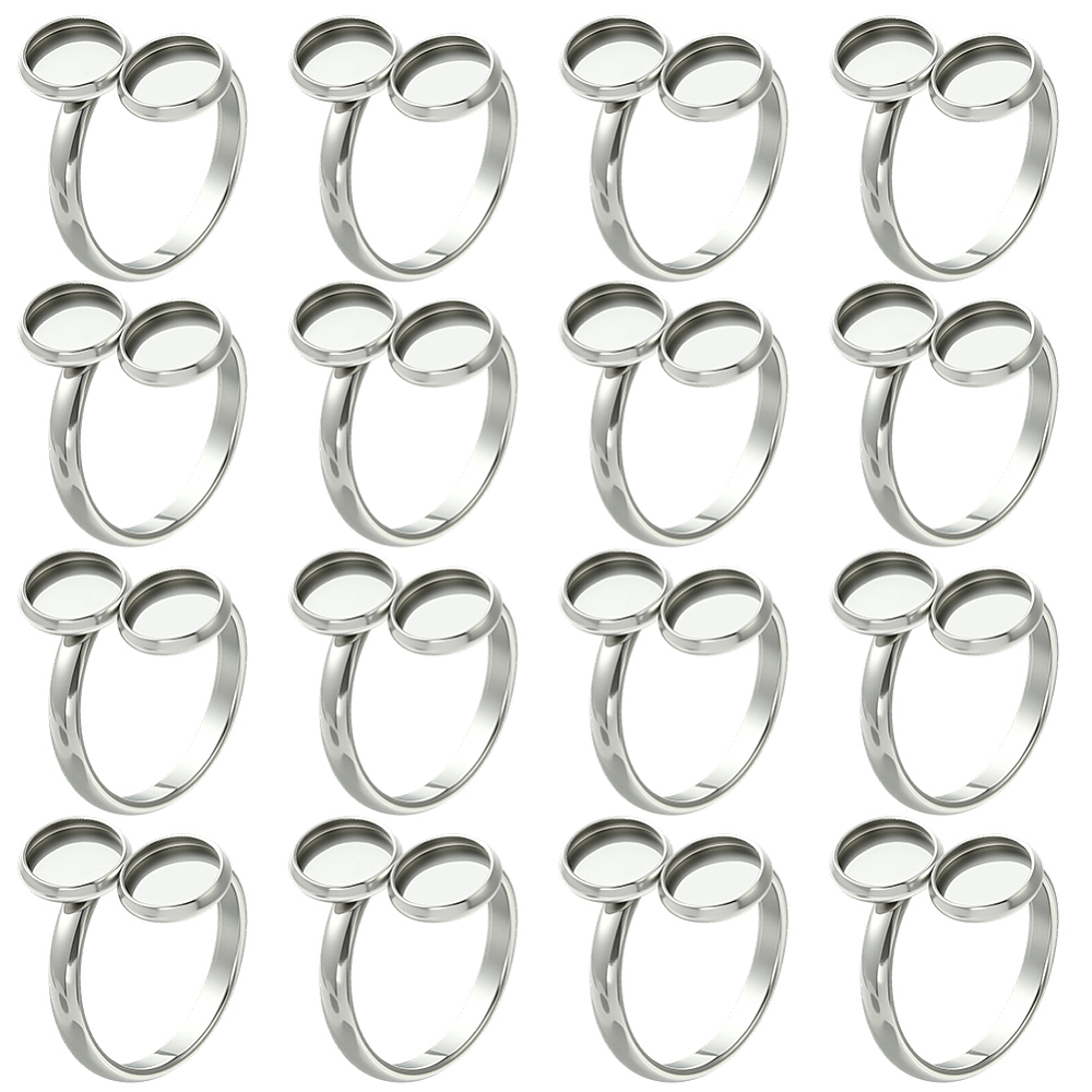 Ring Set Adjustable - 16 unidades de bases de anillo