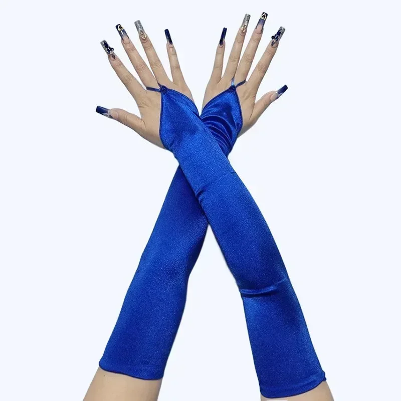Women'S Accessories In The 1920S - Guantes de satén sin dedos con