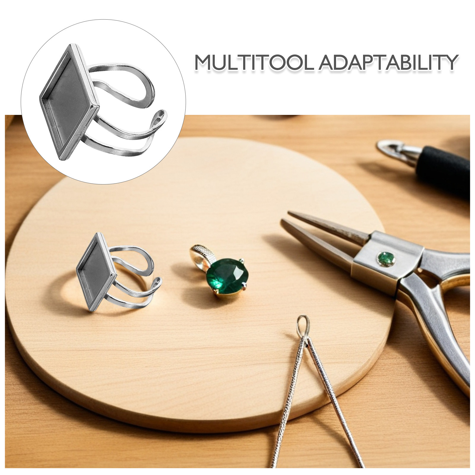 3 piezas de bases de anillo cu - Ring Set Adjustable reseña y precio