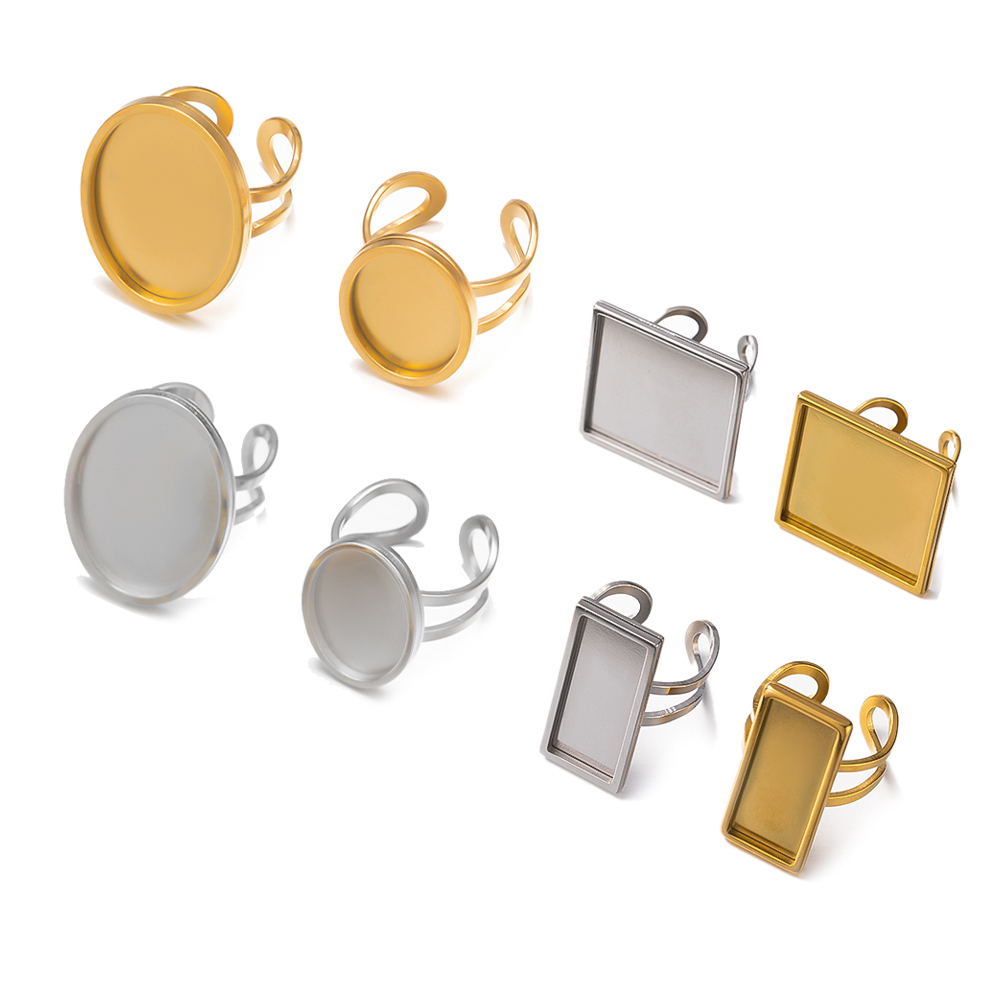 Anillo ajustable en blanco dor - Ring Set Adjustable reseña y precio
