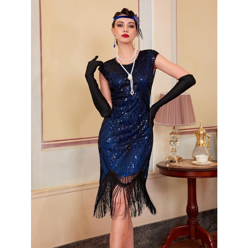 Vestidos Flapper para Mujer, E - Women'S Accessories In The 1920S reseña y precio