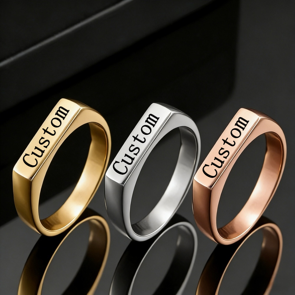 Anillo Personalizado con Nombr - Women Accessories Logo reseña y precio