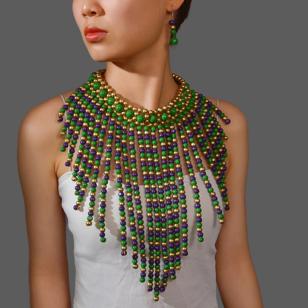 Conjunto de collar y pendiente - Women'S Accessories In The 1920S reseña y precio