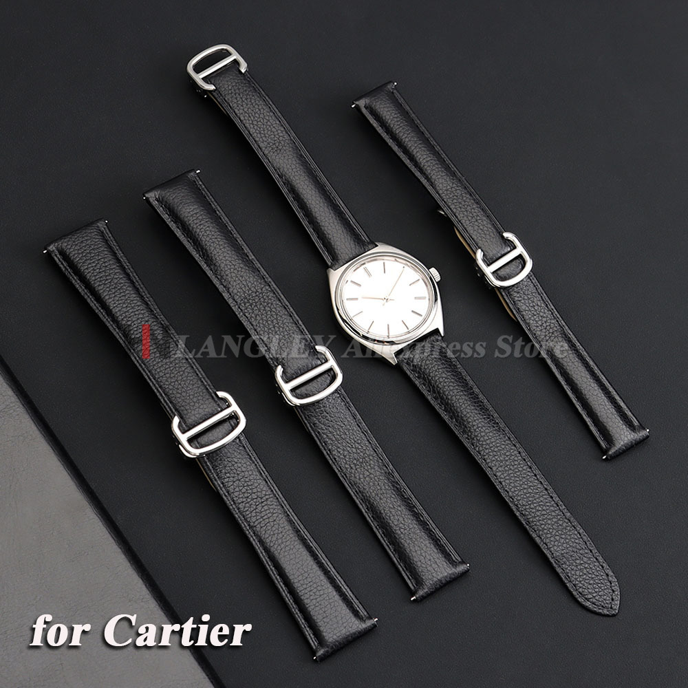 Correa de reloj de cuero genui - Women'S Accessories Cartier reseña y precio