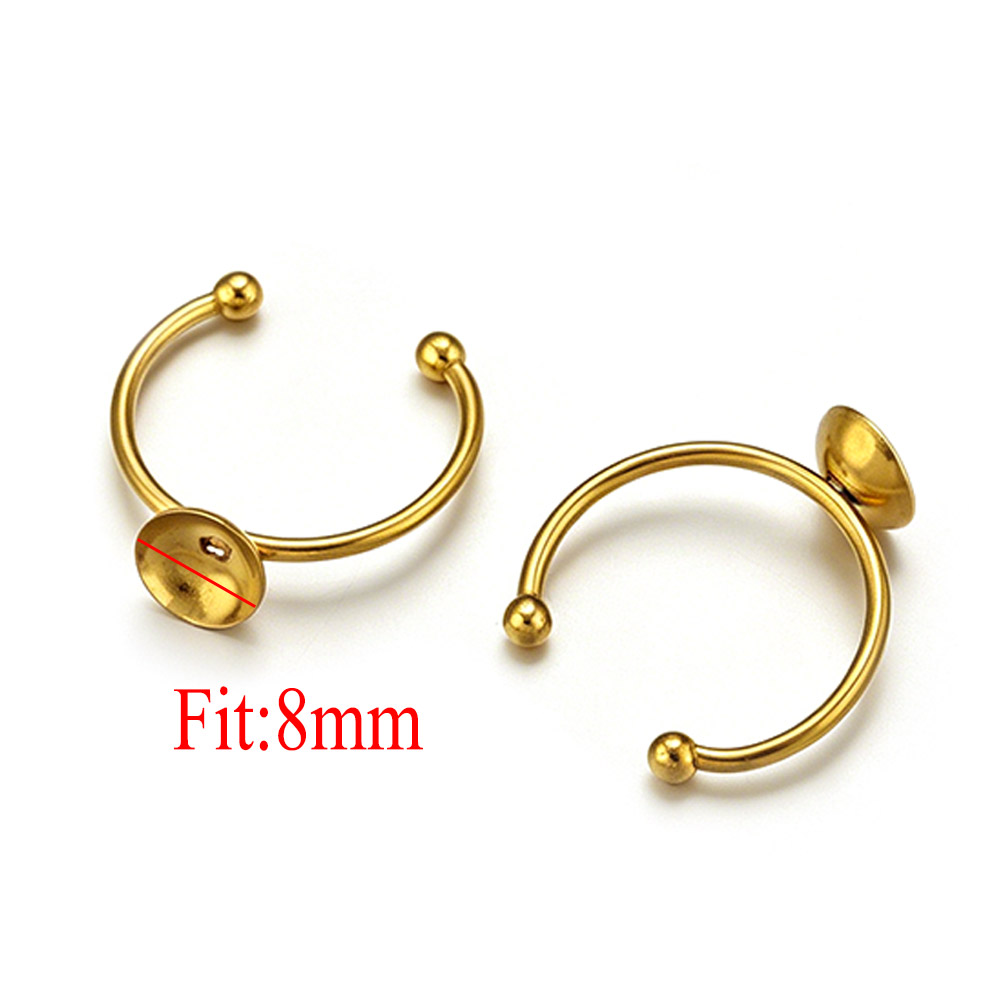 10 piezas de acero inoxidable, - Ring Set Adjustable reseña y precio