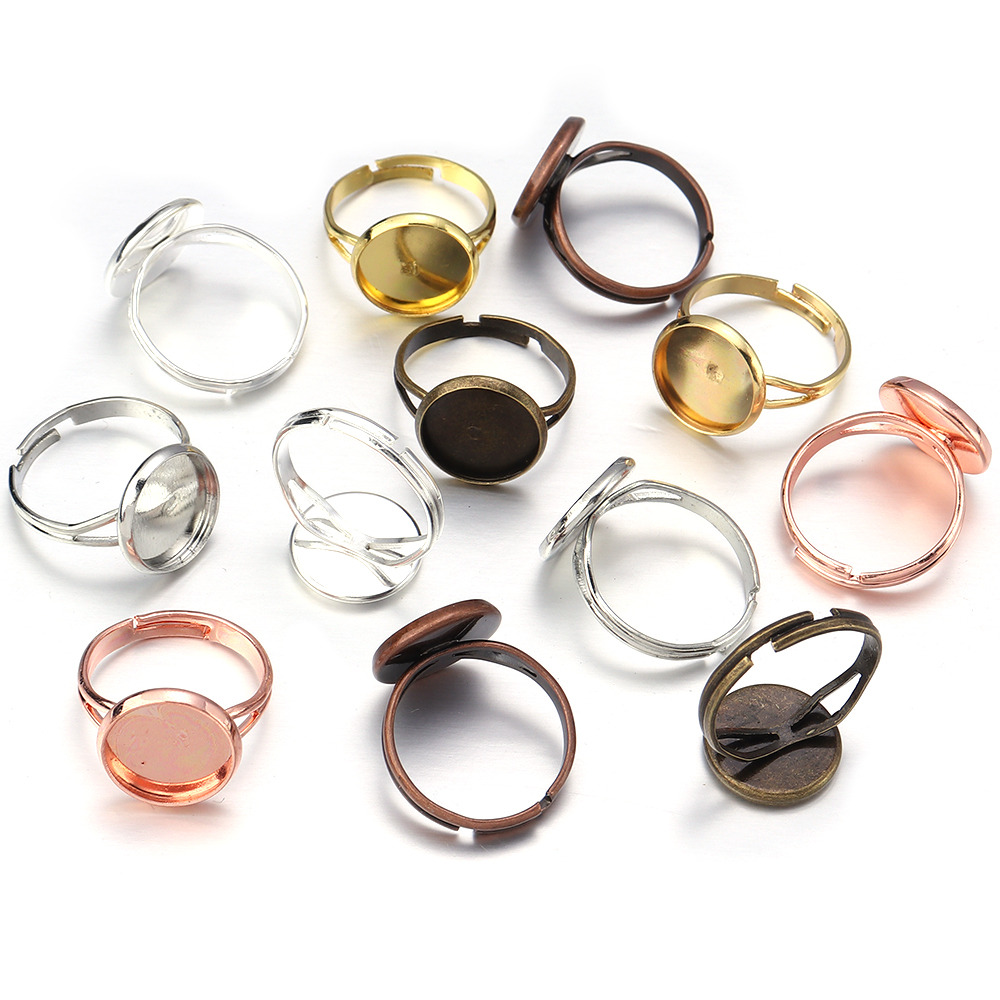 Lote de 10 bases de anillo aju - Ring Set Adjustable reseña y precio