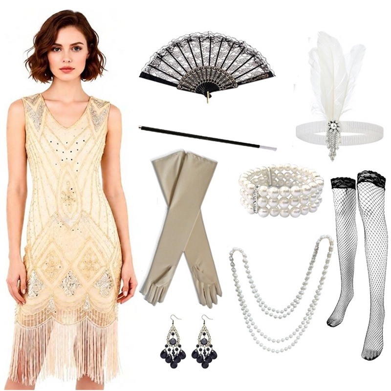 Vestido Flapper para Mujer, Es - Women'S Accessories In The 1920S reseña y precio