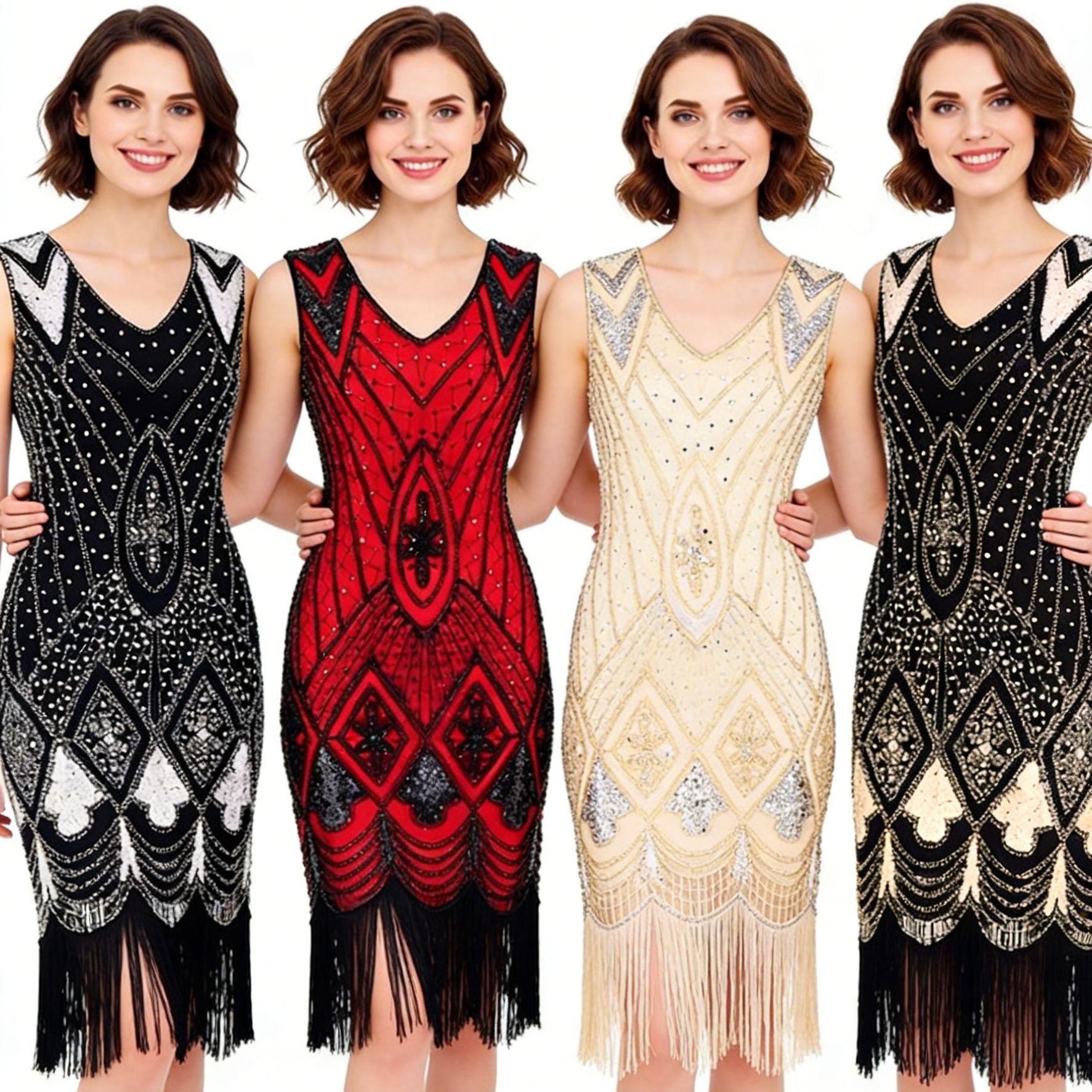 Vestido Flapper para Mujer, Es - Women'S Accessories In The 1920S reseña y precio