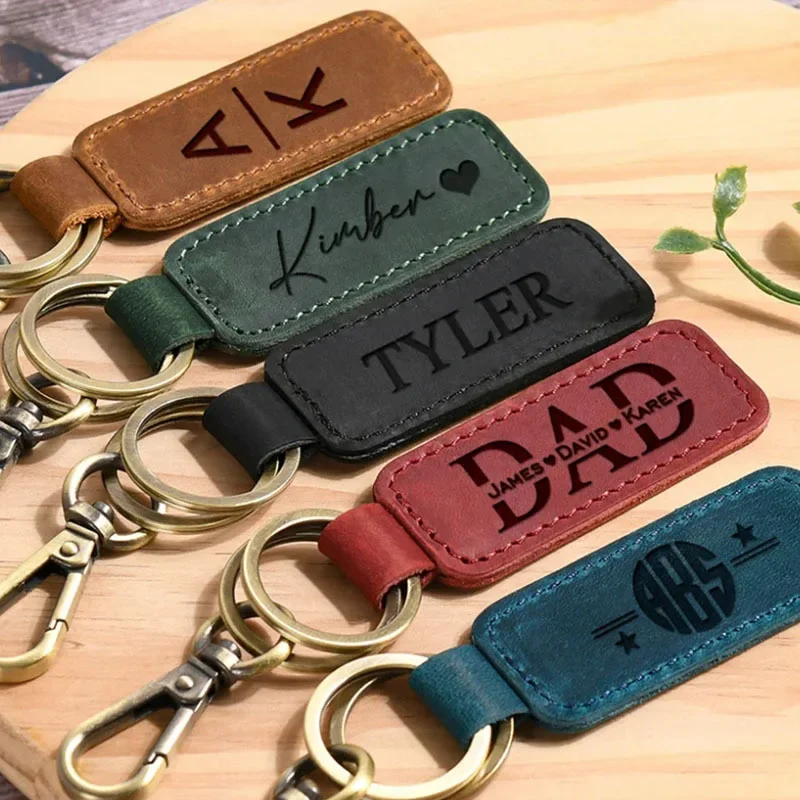 Llavero de cuero con logotipo  - Women Accessories Logo reseña y precio
