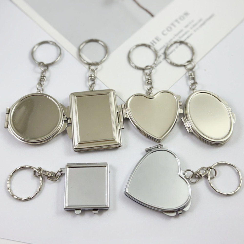 Llavero con espejo de acero in - Women Accessories Logo reseña y precio
