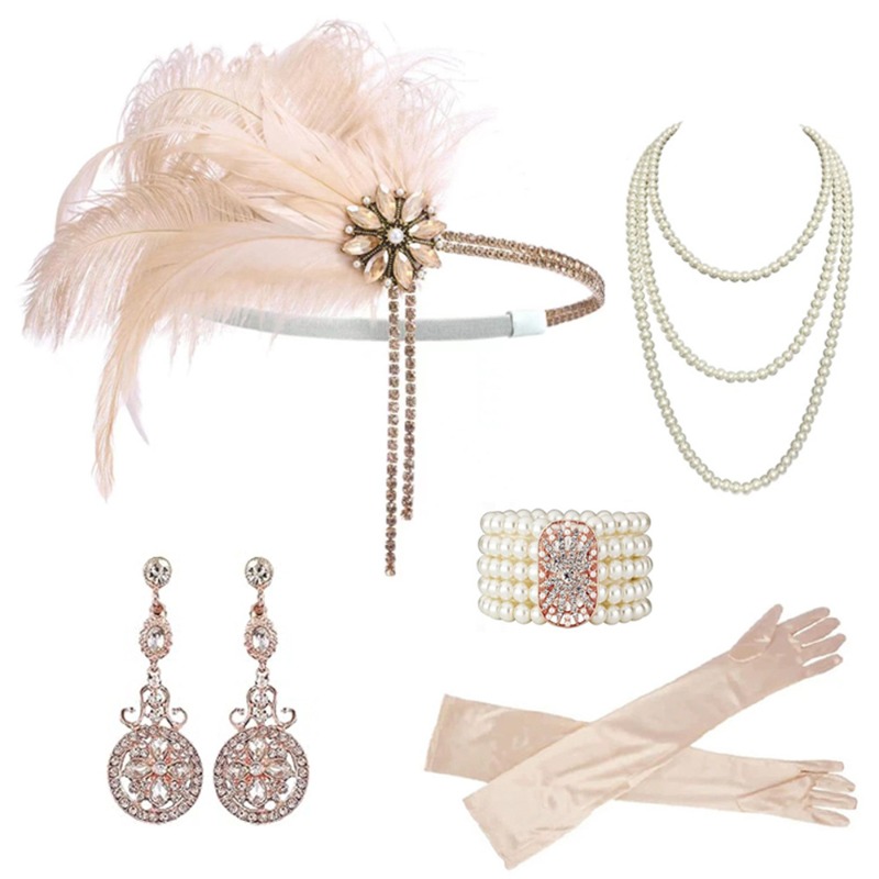 Diadema de Plumas Estilo Gatsb - Women'S Accessories In The 1920S reseña y precio