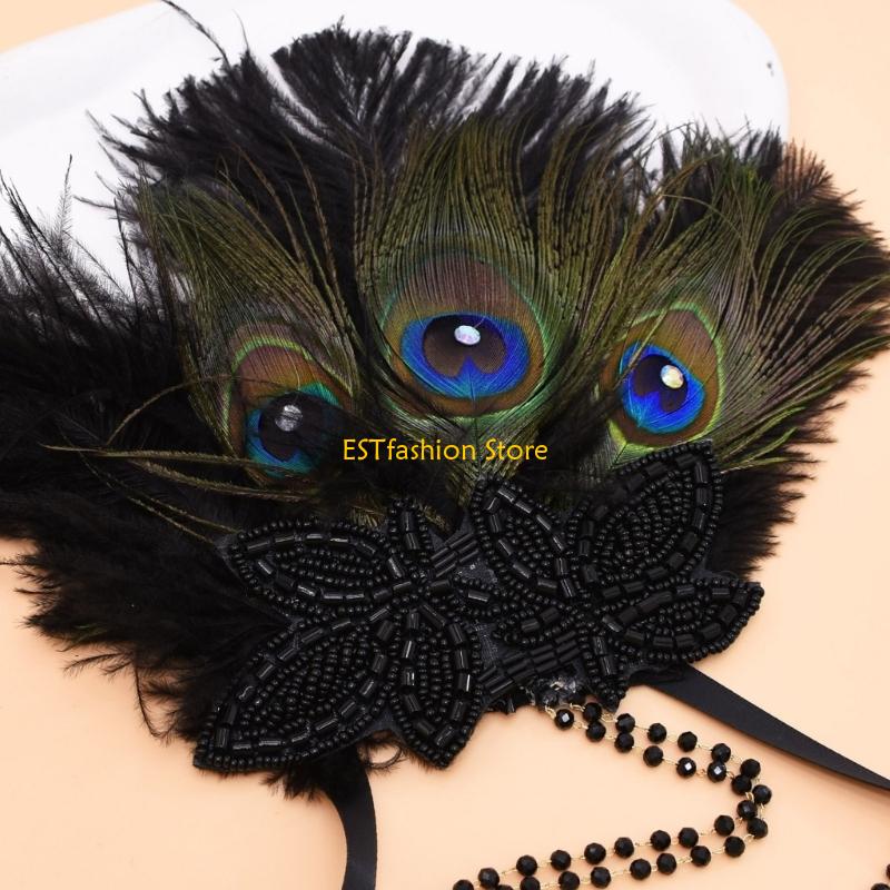 Y5GC Diadema con Plumas Vintag - Women'S Accessories In The 1920S reseña y precio