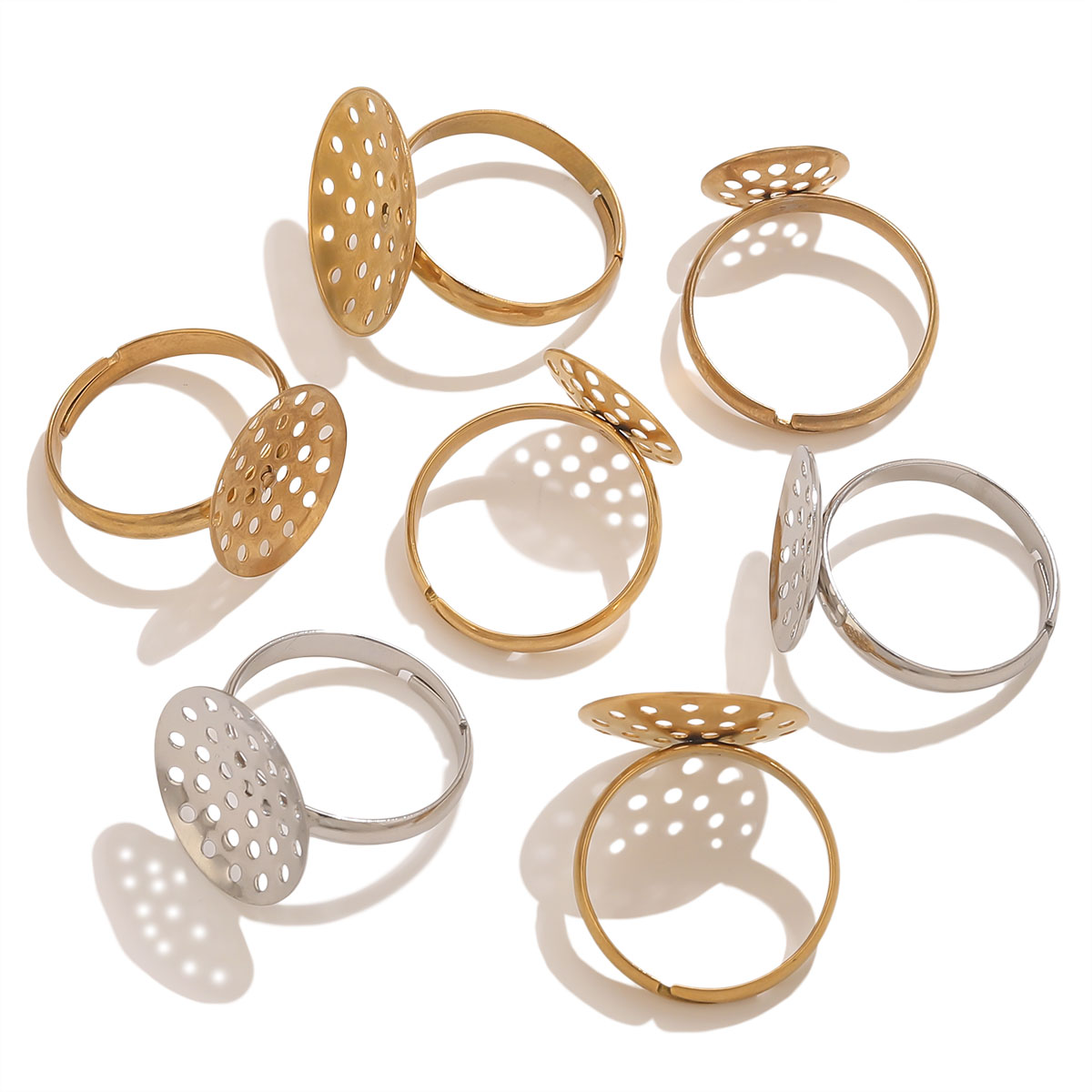 10 unids/lote Base de anillo d - Ring Set Adjustable reseña y precio