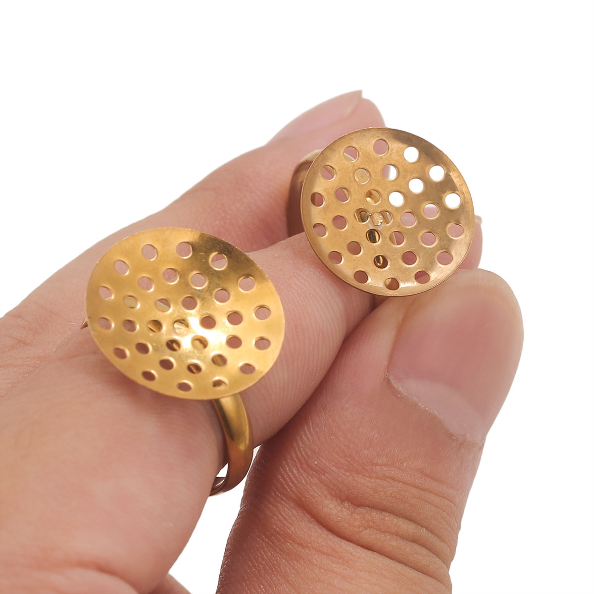 10 unids/lote Base de anillo d - Ring Set Adjustable reseña y precio