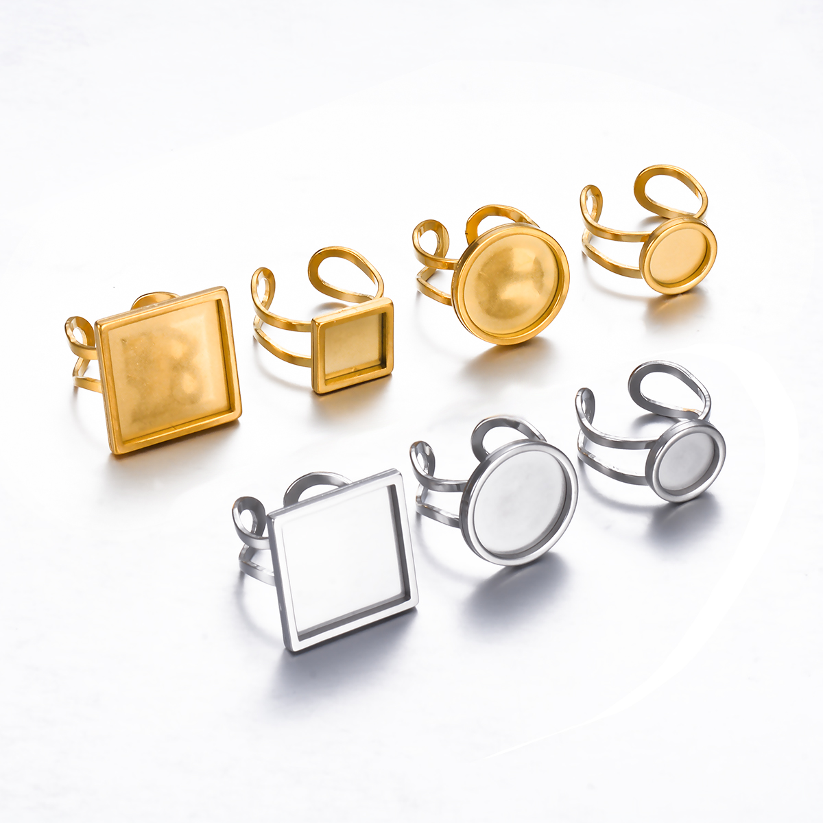 4 Piezas de Bases Ajustables d - Ring Set Adjustable reseña y precio